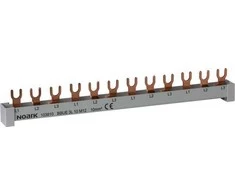 1 fazės šyna 10 mm² 63 a 54 modulių (1 m) 101446 Noark Noark