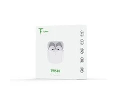 Ausinės T-PHOX TWS-10 BT, baltos spalvos