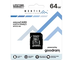 Atminties kortelė Tab Montis MT072 MikroSDXC 64 GB klasė 10 UHL- / U1 (MT072- 64)