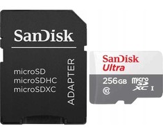 Atminties kortelė Sandisk Ultra microSDXC UHS-I 256GB