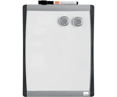 Nobo Magnetyczna tabliczka suchościeralna su zaokrągloną dwukolorową ramą 215x280 mm