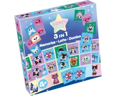 Tactic Taktiška Lumo Stars 3 in 1: Atminties žaidimas, Loto, Domino