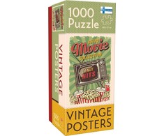 Tactic "Vintage" Dėlionė 1000 vnt. - „Retro“ filmų kolekcija