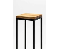 Garden Center Tajemniczy Ogrod FLOWER STAND LAVAL M Juodas OAK 19X19X77