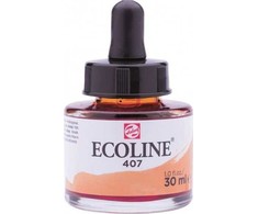 Talens Ecoline akvarelinių dažų koncentratas Nr. 407 Tamsioji ochra 30 ml