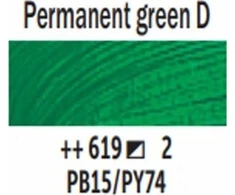 Talens Van Gogh Oil Colour Tube Permanent Žalia Deep 619