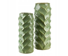 Mondex TALLIE Žalias Vaza 11,5x7,5x28,5cm