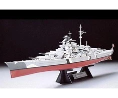 Tamiya Bismarck vokiečių mūšinis laivas 1/350 plastikinis rinkinys 78013