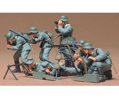 Tamiya Vokiečių kulkosvaidžių kariai 1/35 plastikinių figūrėlių rinkinys