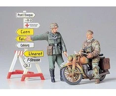 Tamiya – vokiškų motociklų tvarkingas komplektas, 1/35, 35241