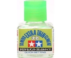 Tamiya Ypač skysti greitai džiūvantys klijai, 40ml, 87182