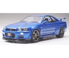 Tamiya Nissan Skyline R34 GT-R V Spec II plastikinis modelis 1/24