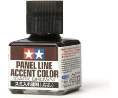 Tamiya Panel Line akcento emalis Dark Brown 40 ml (87140)