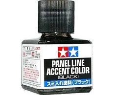 Tamiya - Panel line accent color Juodas, 40ml, 87131