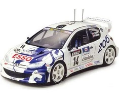 Tamiya Peugeot 206 WRC 1/24 plastikinis surenkamas modelis