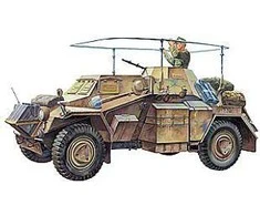 Tamiya – Sd.Kfz.223 Leichter Panzerspähwagen(Fu) Apima nuotraukas išgraviruotas dalis, 1/35, 35268