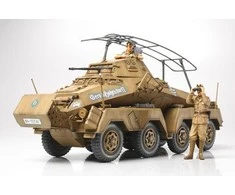 Tamiya Sd.Kfz.232 8-ratų Afrikos korpuso žvalgybinis šarvuotis 1/35