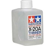 Tamiya X-20A akrilinių dažų skiediklis 250 ml
