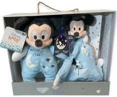 Tamsoje šviečiantis pliušas ir antklodė „Simba Mickey Mouse“ (dovanų dėžutė)