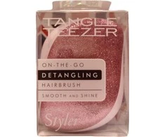 „Tangle Teezer“ kompaktiškas plaukų formavimo įrankis, plaukų iššukavimo priemonė, „Candy Sparkle“