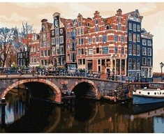 Tapyba pagal skaičius - žavinga Amsterdam 40x50