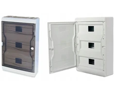 Tarel Modulinė skirstomoji plokštė 2x13+1x11 paviršinis PE ir N gnybtai 4x26+52x10mm2 IP55 matinis baltas 6672-237