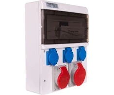 Tarel Maitinimo šaltinis 16A / 32A / 400V 5P + 3x16A / 250V 13- mod IP44 6634- 000 - 6634- 000