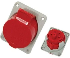 Tarel 16A 400V 3P + Z IP44 siūlų terminalai (114)