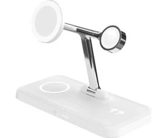 Įkroviklis Hyper Targus HYPERJUICE QI2 4 IN 1/CHARGING STAND - Baltas