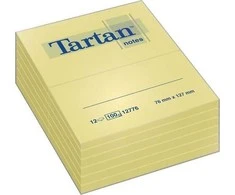 Tartan TARTAN lipnus padas, 76x127mm, 12x100 lapų, geltonas