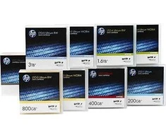 „Hewlett Packard“ (HP) HPE LTO-7 Ultrium WORM juosta, 15 TB tuščia duomenų juosta, 1,27 cm