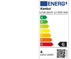 Kanlux TAŚ.LED LCOB 8W/M 12 IP65-WW