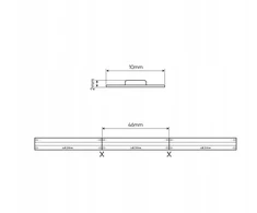 LED juosta 24Vdc, 14W/m, COB 528LED/m, 1400lm, neutraliai balta 4000K, IP20, 180°, LED LINE