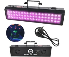 LIGHT4ME UV DMX BAR 54X3W apšvietimo efektų sąrašas