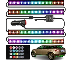Oświetlenie 12 LED automobilių apšvietimo juostelė -m005