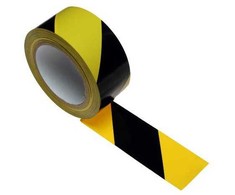Smart Įspėjamoji juosta 48mm x 25m geltona ir juoda