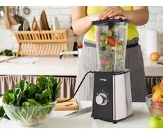 Lund Kokteilių maišytuvas, 300 W galios, su 1 l indu ir 2 buteliais, virtuvinis maišytuvas