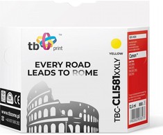 Tb Print Kasetė rašaliniams spausdintuvams TB TBC-CLI581XXLY, geltona