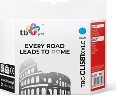 Tb Print Kasetė rašaliniams spausdintuvams TB TBC-CLI581XXLC, mėlyna