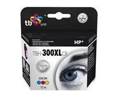 Kasetė rašaliniams spausdintuvams TB Print TBH-300XLCR (CC644EE), 3 spalvos