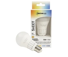 LEMP LED E-27 230V 10W 5CCT SPECTRUM