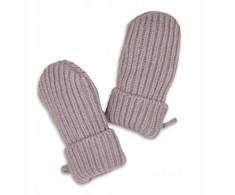 TB Print Lodger Mittens Merino wełniane rękawiczki dziecięce Rose 0-12m MTM 107_0-12