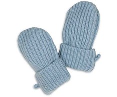 Rankšluostis TB Print Lodger Mittens Merino wełniane rękawiczki vaikams Mėlyna Fogg 0-12m MTM 110_0-12