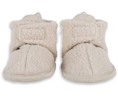 TB Print New! Lodger Slipper Teddy slippers Birch 6-12m SLT 599_6-12