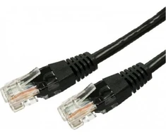 TB Print TB Kabelis Patchcord kat.6 RJ45 UTP 1m. juoda - paczka 10 vnt