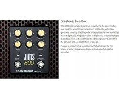 TC Electronic JIMS 800 PREAMP gitarinis pirminis stiprintuvas