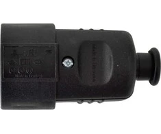 N_L Ilgintuvo lizdas N&amp;L, 3P, 16A, 250V, juodos spalvos