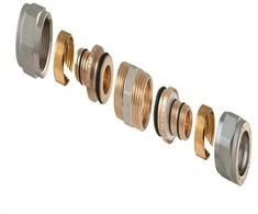 Tdm_Brass Išardomoji užveržiama jungtis 1440, 16 x 16 mm