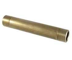 Tdm_Brass Trumpasriegis 105M, ½”, 100 mm, išorinis sriegis