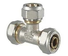 Tdm_Brass Užveržiamas trišakis 1055, 1/2″ x 16 mm, vidinis sriegis